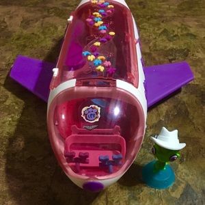Littlest Pet Shop Plane with Turtle
